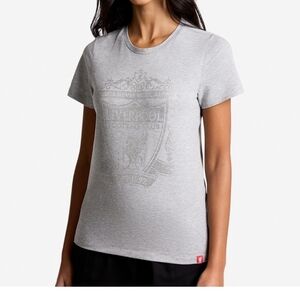 Liverpool Futball Light Gray Women's Short Sleeve Tee